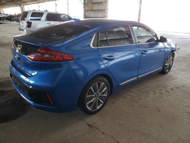 KMHC05LC9JU065533 - 2018 HYUNDAI IONIQ LIMITED BLUE photo 3