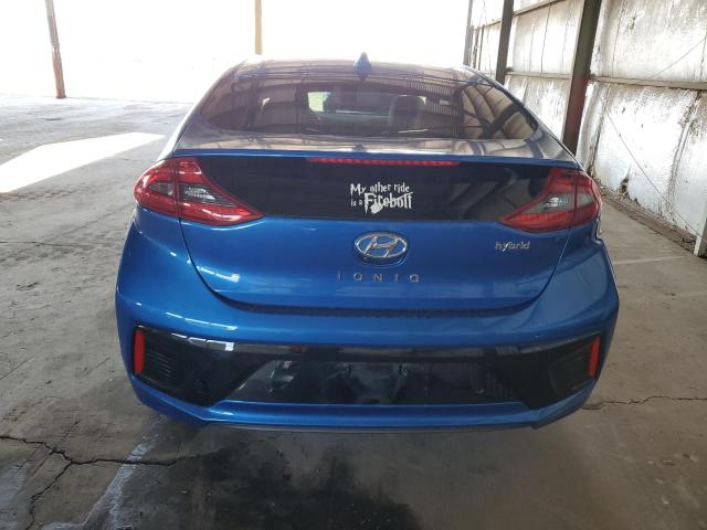 KMHC05LC9JU065533 - 2018 HYUNDAI IONIQ LIMITED BLUE photo 6