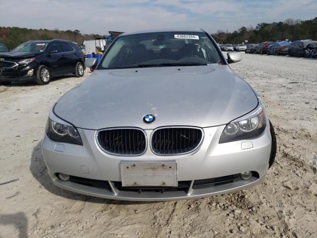 WBANA53574B167941 - 2004 BMW 525 I SILVER photo 5