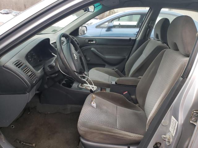 1HGES16324L007433 - 2004 HONDA CIVIC DX VP SILVER photo 7