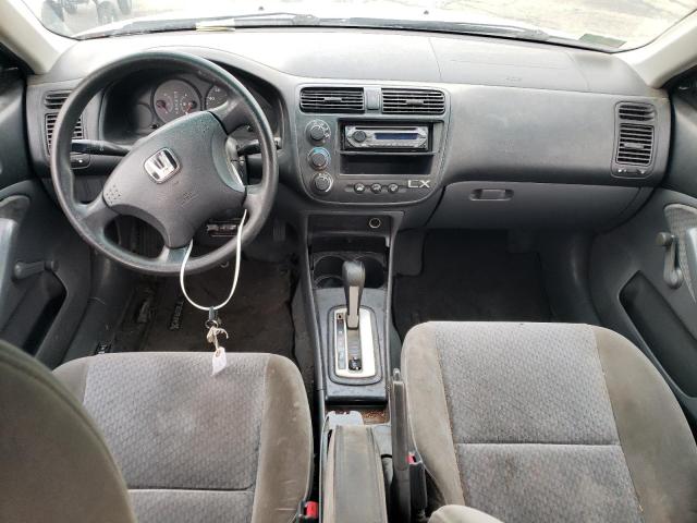 1HGES16324L007433 - 2004 HONDA CIVIC DX VP SILVER photo 8