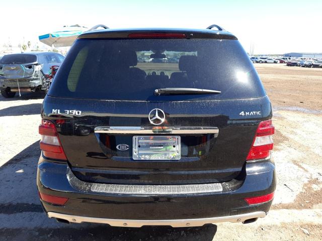 4JGBB8GB2AA581033 - 2010 MERCEDES-BENZ ML 350 4MATIC BLACK photo 6