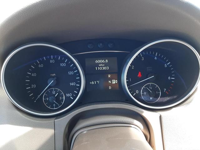 4JGBB8GB2AA581033 - 2010 MERCEDES-BENZ ML 350 4MATIC BLACK photo 9