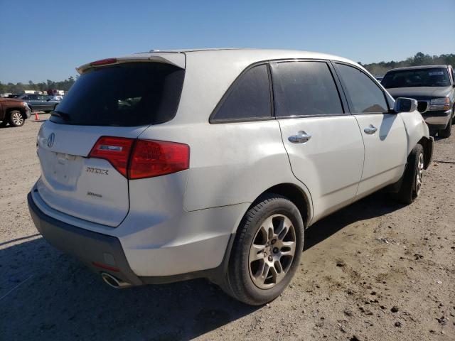 2HNYD28668H543513 - 2008 ACURA MDX TECHNOLOGY WHITE photo 3