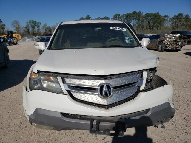 2HNYD28668H543513 - 2008 ACURA MDX TECHNOLOGY WHITE photo 5