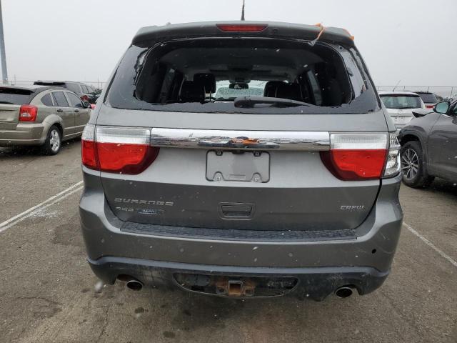 1D4SE4GT1BC639283 - 2011 DODGE DURANGO CREW GRAY photo 6