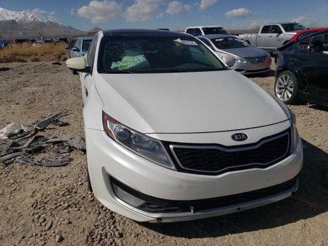 KNAGM4AD9D5058108 - 2013 KIA OPTIMA HYBRID WHITE photo 5