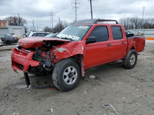 1N6MD27Y24C460503 - 2004 NISSAN FRONTIER CREW CAB SC RED photo 1