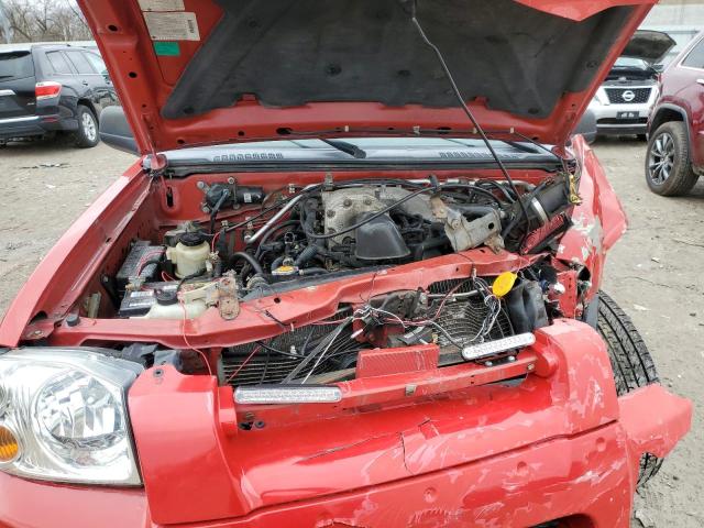 1N6MD27Y24C460503 - 2004 NISSAN FRONTIER CREW CAB SC RED photo 11