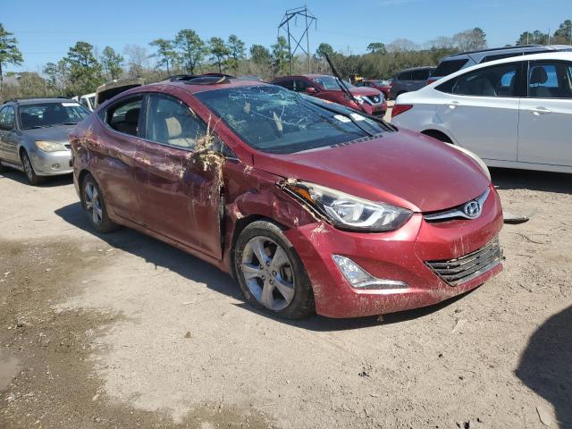 5NPDH4AE9GH781559 - 2016 HYUNDAI ELANTRA SE BURGUNDY photo 4