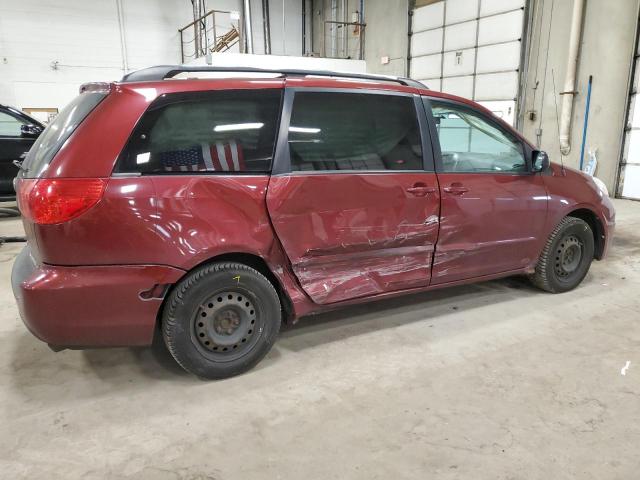 5TDZK23C48S213612 - 2008 TOYOTA SIENNA CE MAROON photo 3