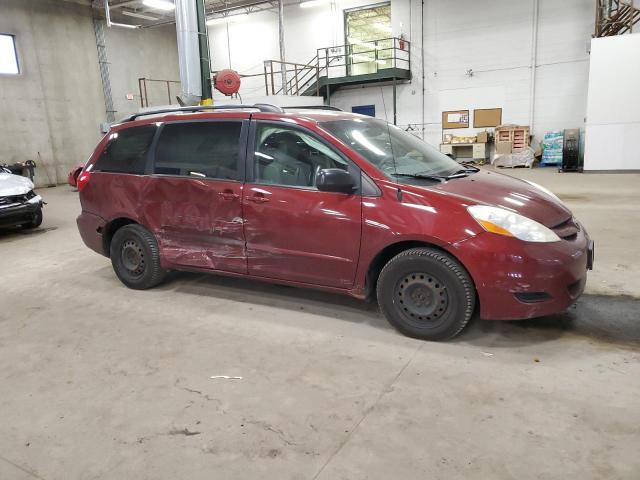 5TDZK23C48S213612 - 2008 TOYOTA SIENNA CE MAROON photo 4