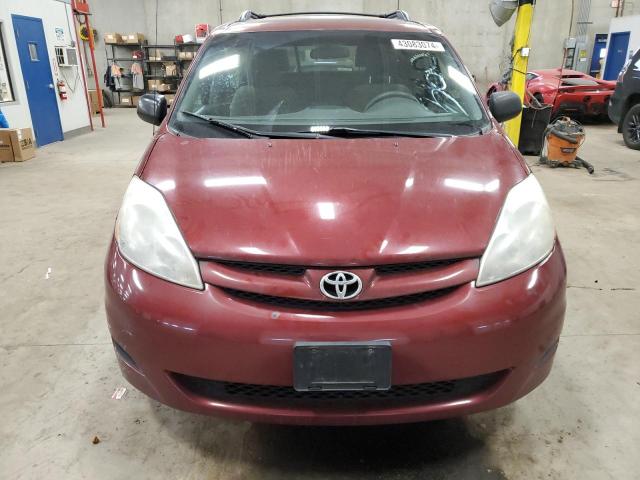 5TDZK23C48S213612 - 2008 TOYOTA SIENNA CE MAROON photo 5