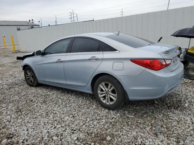 5NPEB4AC7DH755512 - 2013 HYUNDAI SONATA GLS BLUE photo 2