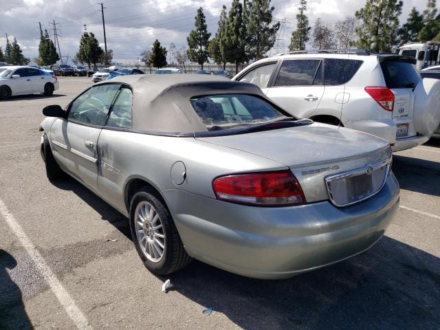 1C3EL45X94N420962 - 2004 CHRYSLER SEBRING LX SILVER photo 2