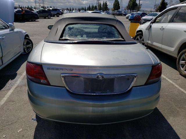 1C3EL45X94N420962 - 2004 CHRYSLER SEBRING LX SILVER photo 6