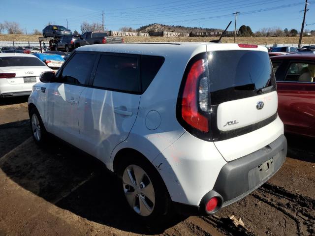 KNDJN2A28E7737494 - 2014 KIA SOUL WHITE photo 2