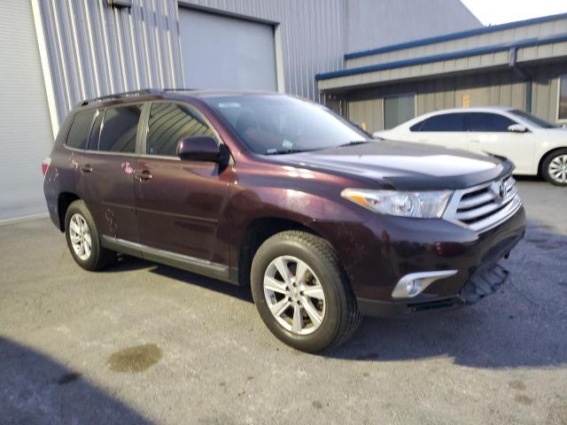 5TDZK3EH0CS064316 - 2012 TOYOTA HIGHLANDER BASE Bordeaux photo 4