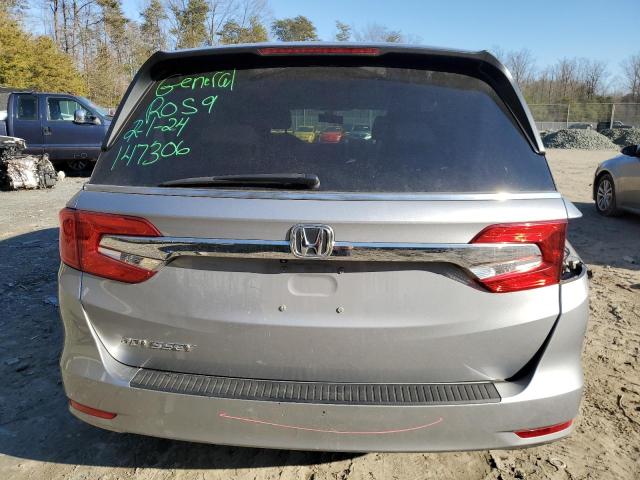 5FNRL6H29KB020713 - 2019 HONDA ODYSSEY LX SILVER photo 6