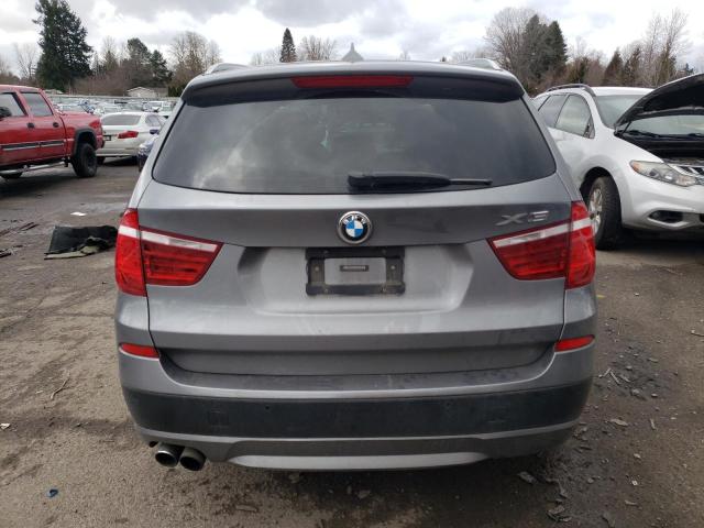 5UXWX9C52E0D16056 - 2014 BMW X3 XDRIVE28I GRAY photo 6