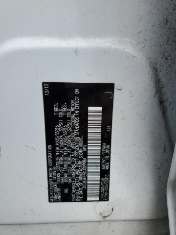 JTLZE4FE5CJ029984 - 2012 TOYOTA SCION XB 白色 照片 12