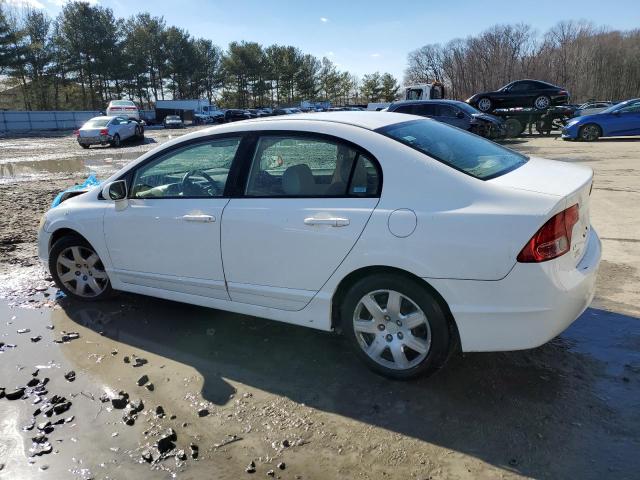 1HGFA16597L083101 - 2007 HONDA CIVIC LX WHITE photo 2