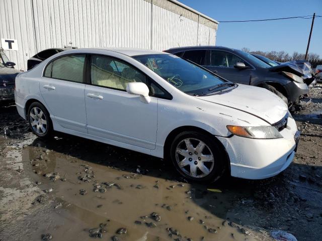 1HGFA16597L083101 - 2007 HONDA CIVIC LX WHITE photo 4