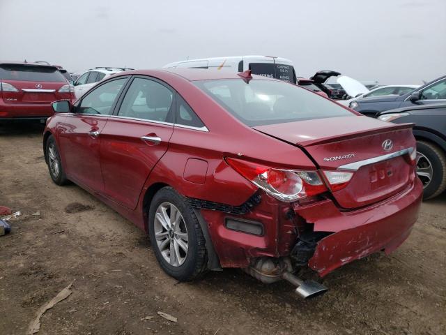 5NPEC4AC0DH677183 - 2013 HYUNDAI SONATA SE RED photo 2