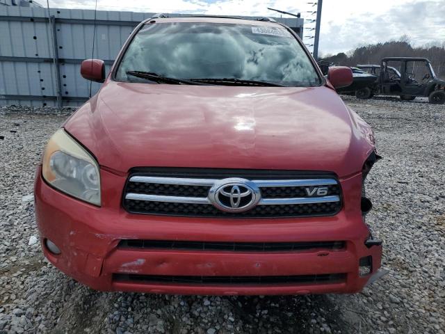 JTMBK31V676021067 - 2007 TOYOTA RAV4 LIMITED RED photo 5