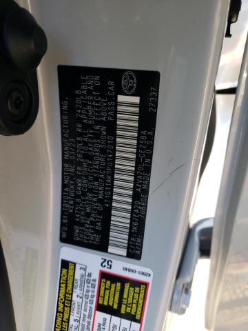 4T1G11AK1PU147010 - 2023 TOYOTA CAMRY SE NIGHT SHADE CREAM photo 12