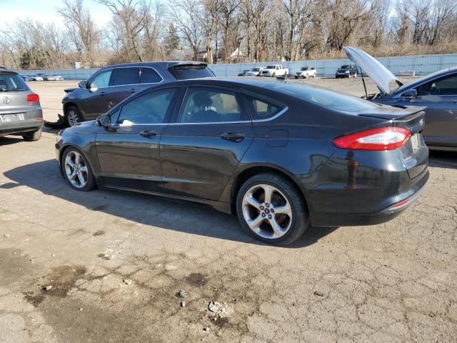 3FA6P0H70FR293825 - 2015 FORD FUSION SE BLACK photo 2