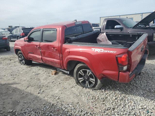 5TFAZ5CN3KX078250 - 2019 TOYOTA TACOMA DOUBLE CAB RED photo 2