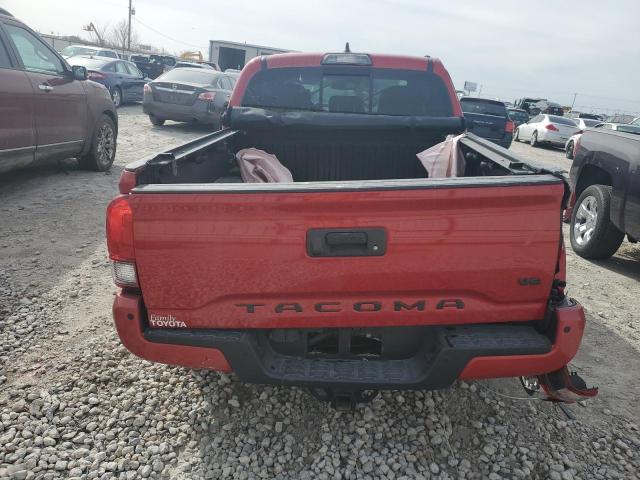 5TFAZ5CN3KX078250 - 2019 TOYOTA TACOMA DOUBLE CAB RED photo 6