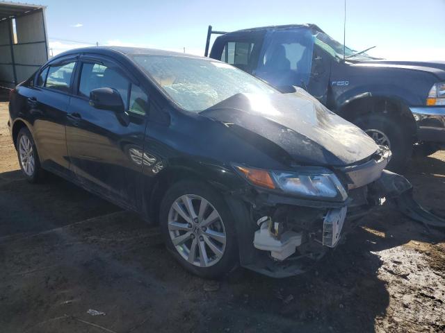 2HGFB2F94CH508270 - 2012 HONDA CIVIC EXL შავი ფოტო 4
