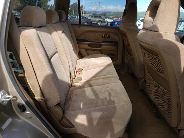 2HKYF18435H569711 - 2005 HONDA PILOT EX TAN photo 10