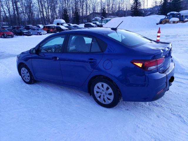 3KPA24AD5LE322930 - 2020 KIA RIO LX BLUE photo 2