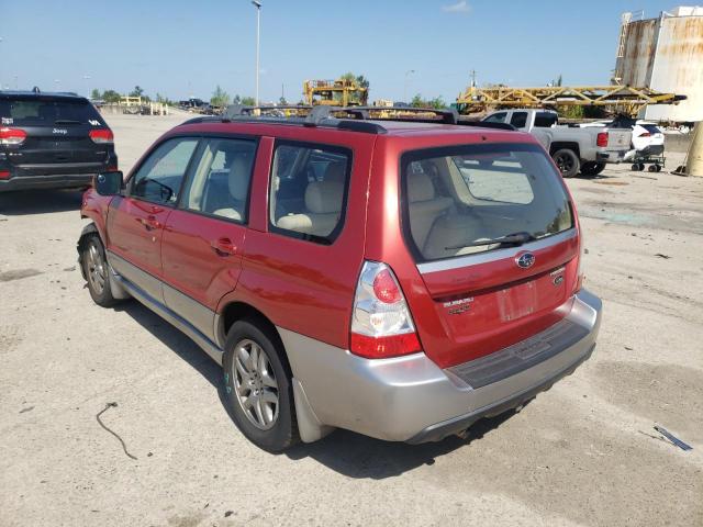 JF1SG67648H703783 - 2008 SUBARU FORESTER 2.5X LL BEAN RED photo 3