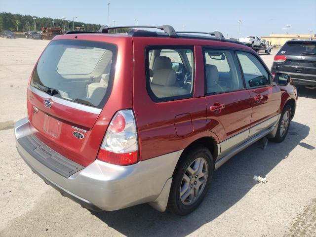 JF1SG67648H703783 - 2008 SUBARU FORESTER 2.5X LL BEAN RED photo 4