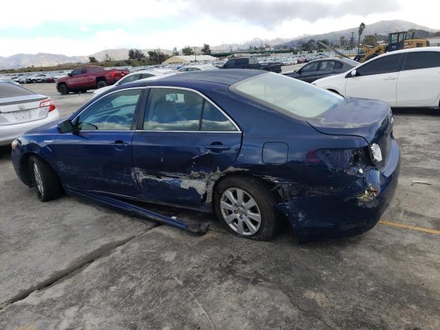 JTNBB46K373025143 - 2007 TOYOTA CAMRY HYBRID BLUE photo 2