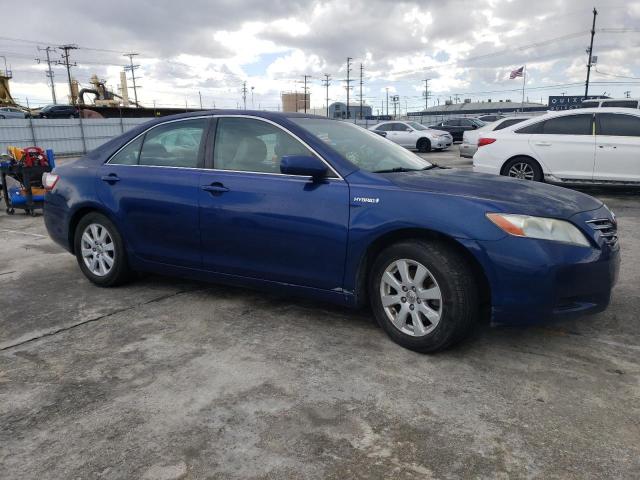 JTNBB46K373025143 - 2007 TOYOTA CAMRY HYBRID BLUE photo 4