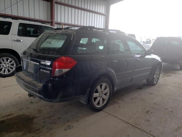 4S4BP61C387307497 - 2008 SUBARU OUTBACK 2.5I BLACK photo 3