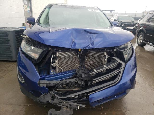 2FMTK4AP1FBB00220 - 2015 FORD EDGE SPORT BLUE photo 5