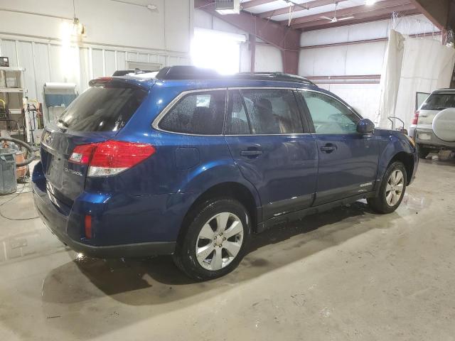 4S4BRCKC8B3316573 - 2011 SUBARU OUTBACK 2.5I LIMITED BLUE photo 3