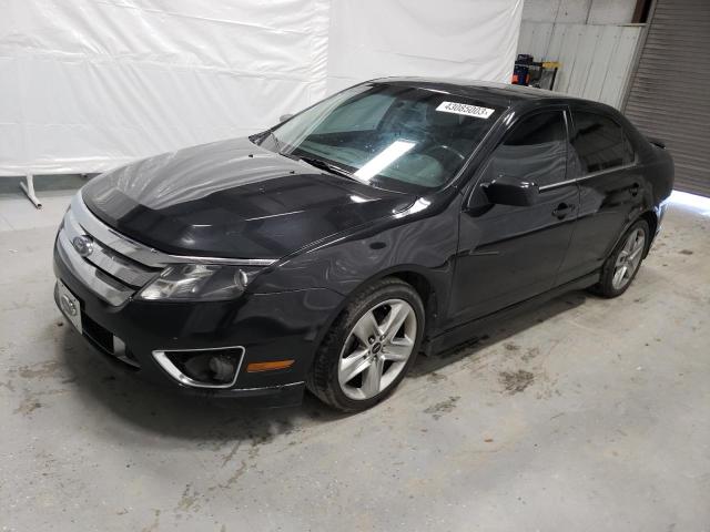 3FAHP0DC8AR269342 - 2010 FORD FUSION SPORT BLACK photo 1