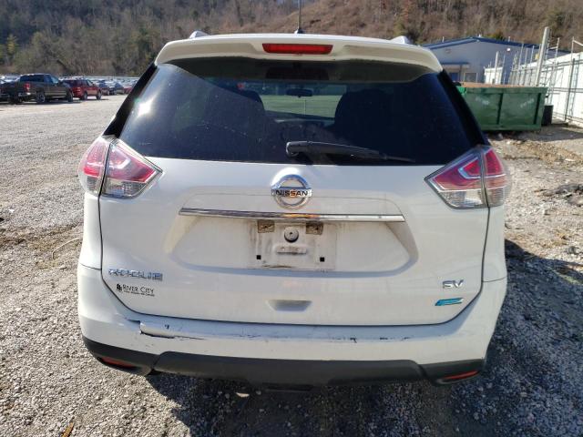 5N1AT2MT3EC821249 - 2014 NISSAN ROGUE S WHITE photo 6