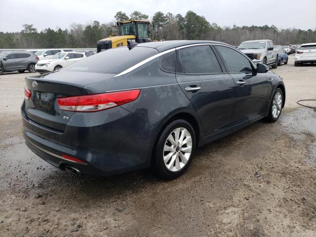 5XXGU4L38GG007531 - 2016 KIA OPTIMA EX GRAY photo 3