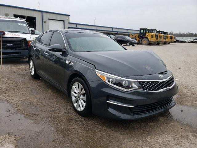 5XXGU4L38GG007531 - 2016 KIA OPTIMA EX GRAY photo 4