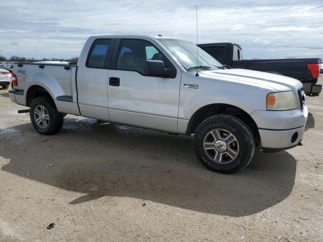 1FTRX04W28KE35085 - 2008 FORD F150 GRAY photo 4