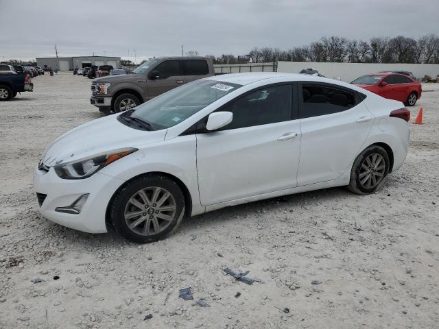 5NPDH4AEXFH590795 - 2015 HYUNDAI ELANTRA SE WHITE photo 1