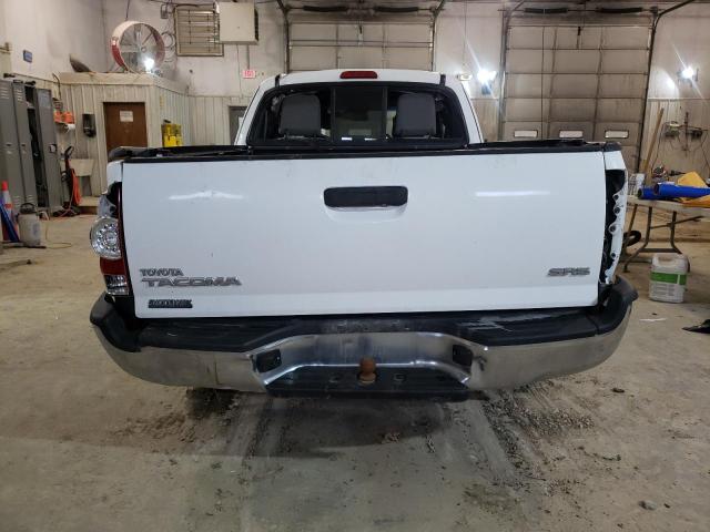 5TFTX4CNXBX007202 - 2011 TOYOTA TACOMA ACCESS CAB WHITE photo 6